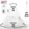 Mosquito Net Bed Canopy 12 Meter Coverage